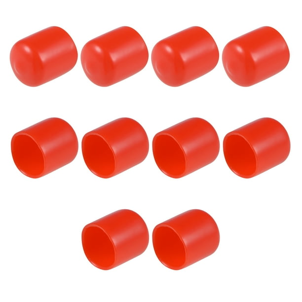 15mm ID Rubber end caps Round Cover Red Thread Protective Cap 10 Pieces 15mm ID Rubber end caps Round Cover Red Thread Protective Cap 10 Pieces